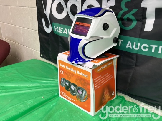 Unused 2025 Auto Darkening Welding Helmet