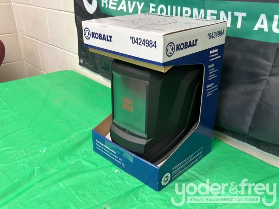 Unused Kobalt Welding Helmet, Auto Darkening, Fixed Shade