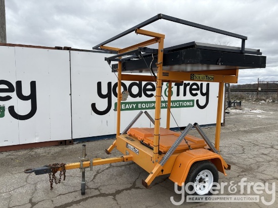 2013 Solar Tech Trailer Mounted Arrow/Message Board (Non-Operating Condition)