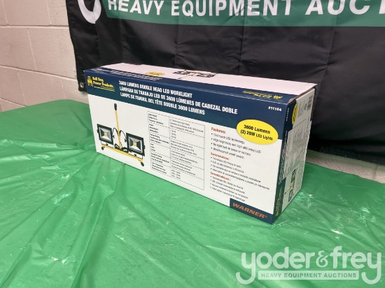 Unused Bulldog Work Light, LED, Dual Head
