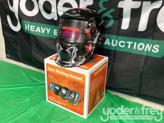 Unused 2025 Auto Darkening Welding Helmet