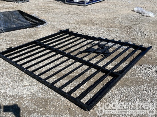 Unused 2025 14' Bi-Parting Wrought Iron Gate