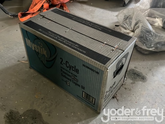 Unused Mystic Motor Oil, Synthetic, 2-Cycle, (4 Gallons of)