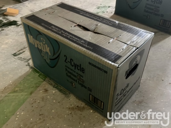 Unused Mystic Motor Oil, Synthetic, 2-Cycle, (4 Gallons of)