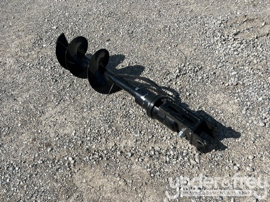 Unused 2025 Miva 12" Auger, c/w Hoses to suit 1-3 Ton Excavator