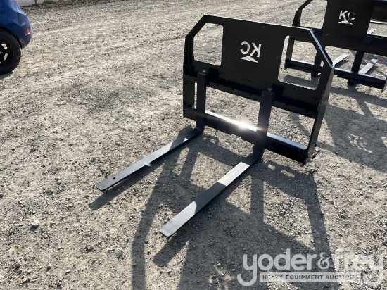 Unused 2025 42" Forks to suit Skidsteer