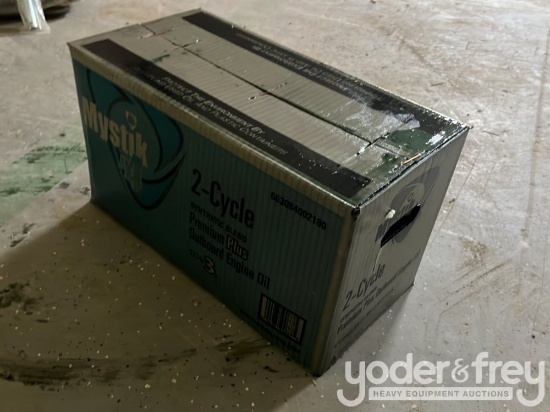 Unused Mystic Motor Oil, Synthetic, 2-Cycle, (4 Gallons of)