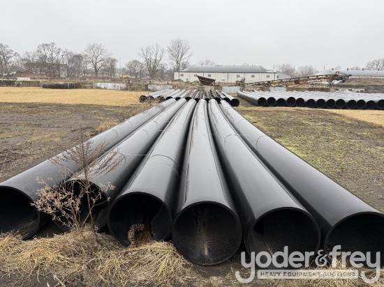 Unused ISCO 50’...... HDPE Pipe, 24”...... DIPS Pipe DR 32.5 (44 of) (Offsite Lot, Located: Hammond,