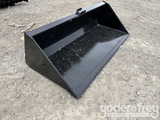 Unused 2025 78" Bucket c/w Blade to suit Skidsteer