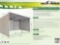 Unused Galvanized Metal Livestock Shed, Highly Corrosion-resistant, 12'x20x10.5'