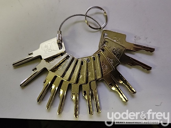 Unused Bobcat D250 Ignition Keys (10 of)