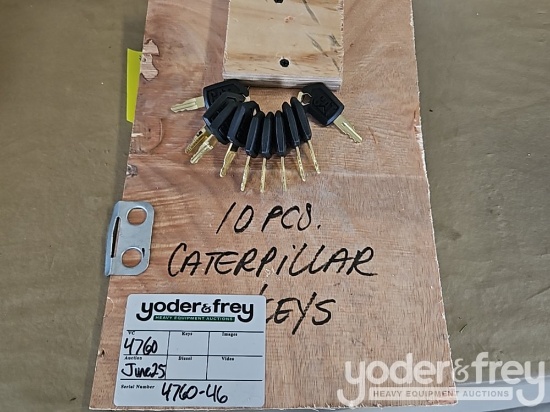 Unused Caterpillar Keys (10 of)