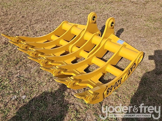 Unused 2025 JESON Rake to suit CAT 320-68, 20-25 Ton Excavator
