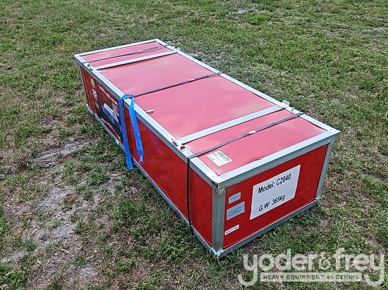Unused 2025 20' x 40' PE Dome Container Shelter