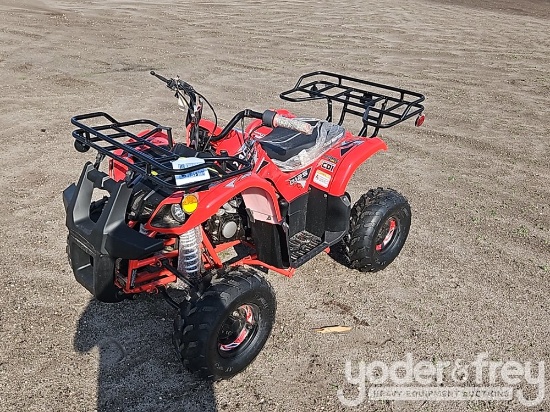 Unused 125 CC ATV (Red)