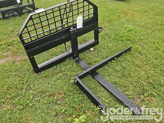 Unused JBX 4000 48" Fork Attachment to suit Skidsteer