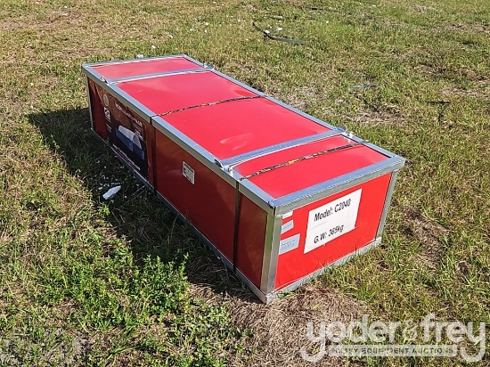 Unused 2025 C2040-300Gsm 20' x 40' PE Dome Container Shelter, Snow Rating Report,  Fabric Certificat
