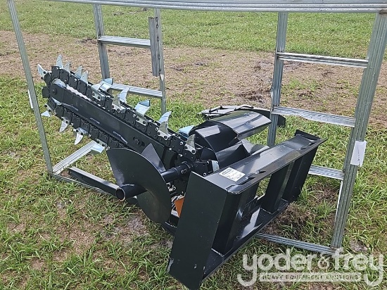 Unused JCT Trencher to suit Skidsteer