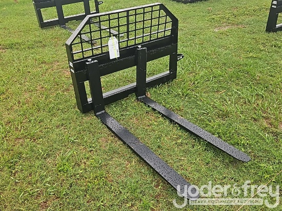 Unused JBX 4000 48" Fork Attachment to suit Skidsteer