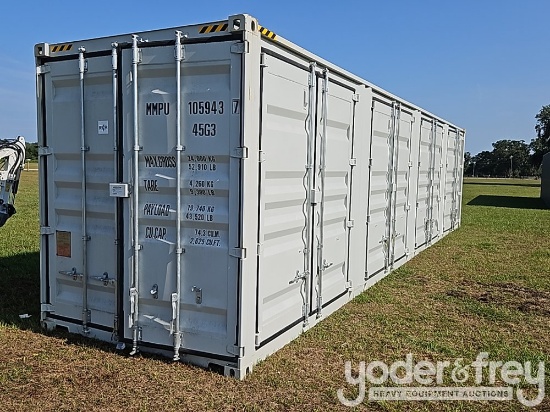 40' HC Multi Door Container, 4 Side Doors