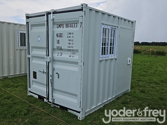 9' Containers c/w 1 Door, 1 Window