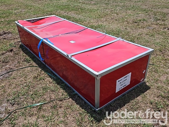 Unused 2025 40' x 40' x 13' PE Dome Container Shelter