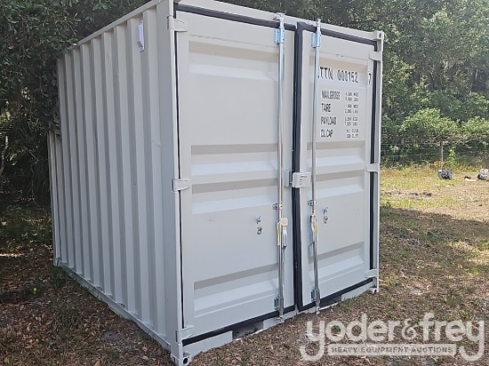 Unused 10.2’...... Mini Container, Single Walk Door, Lock Box, Window, Fork Pockets