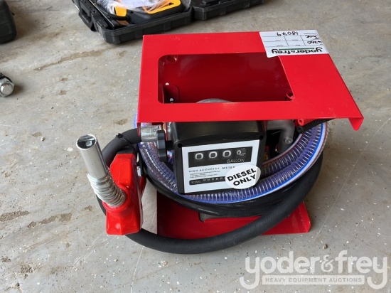 Unused 12V Diesel Fuel Pump c/w High Accuracy Flow Meter