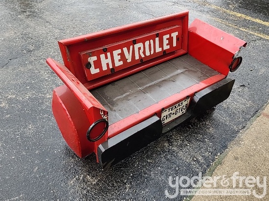 Antique Porch Bench, Cheverolet Tailgate Back Rest