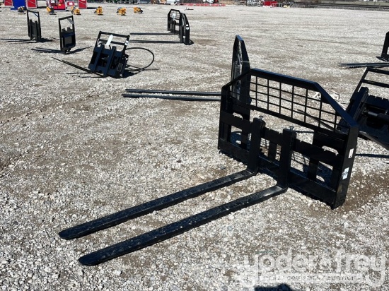 Unused 2025 GIYI 60" Forks to suit Skidsteer