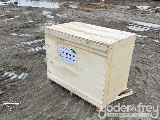 Unused 2024 TPM Set of (10) Attachments, (5) Bucket Teeth Set c/w Bolts, 8" Bucket, 24" Bucket, 32" 