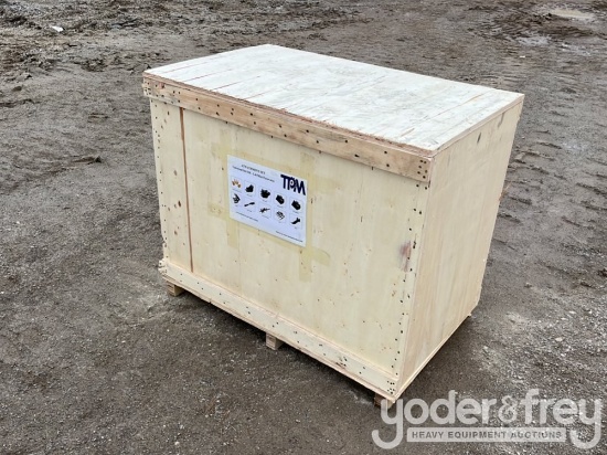 Unused 2024 TPM Set of (10) Attachments, (5) Bucket Teeth Set c/w Bolts, 8" Bucket, 24" Bucket, 32" 