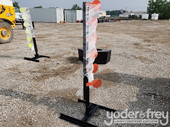 Unused 3/8" AR500 Steel Dueling Tree Shooting Target