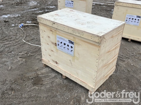 Unused 2024 TPM Set of (10) Attachments, (5) Bucket Teeth Set c/w Bolts, 8" Bucket, 24" Bucket, 32" 