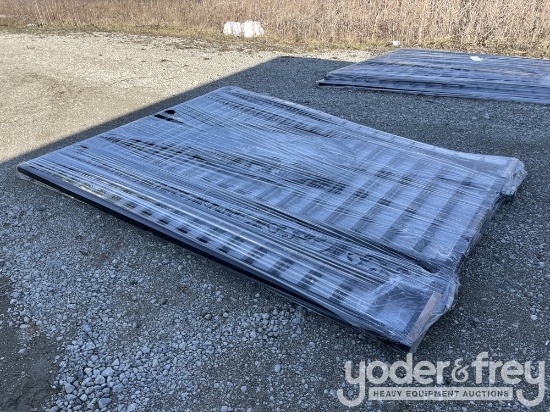 Unused 2025 20' Bi-Parting Iron Gate c/w Deer Artwork