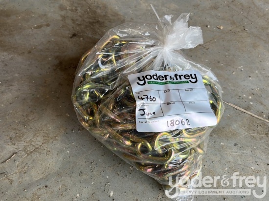 Unused 20' Cargo Transport Chains, Grade 70