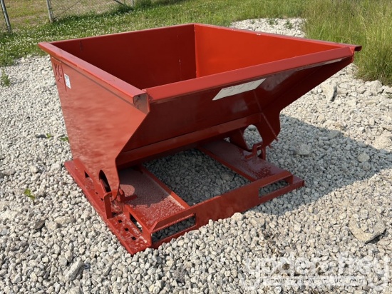 Unused 1.5yd Self Dumping Hopper to suit Skidsteer