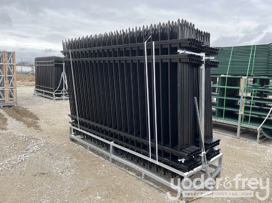Unused Iron Site Fencing (24 of)