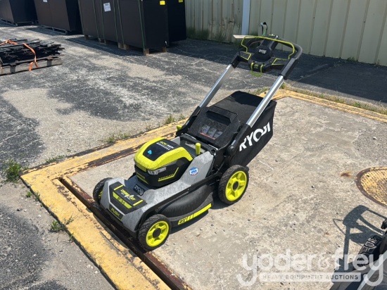 Ryobi 40v Walk Behind Lawnmower, Brushless 21 Inch Cut