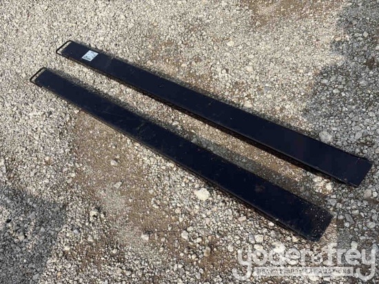 Unused 84" Fork Extensions, Light Duty