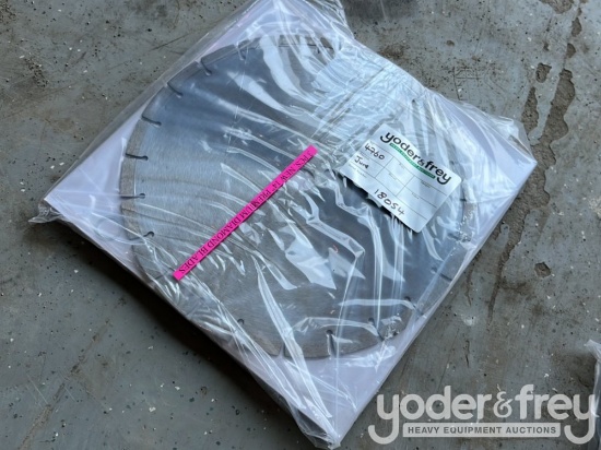 Unused 14" Premium Diamond Blades, (3 of)