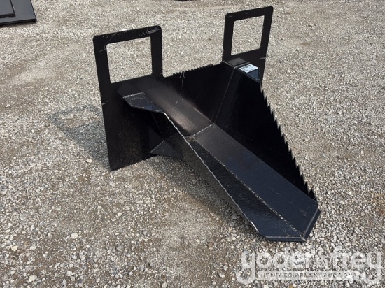 Unused 40" Tree Spade to suit Skidsteer