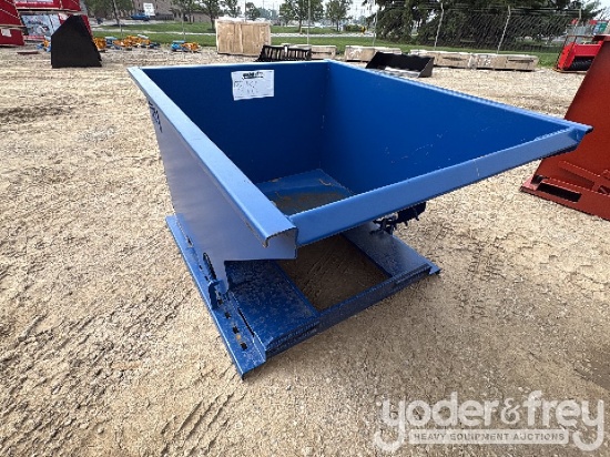 Unused 1.5yd Self Dumping Hopper to suit Skidsteer