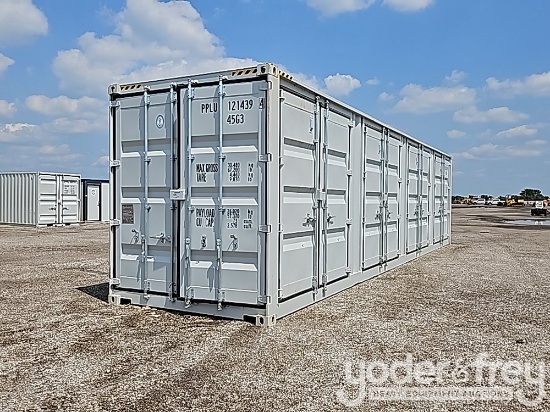 Unused 40' HC Multi Door Container, 4 Side Doors