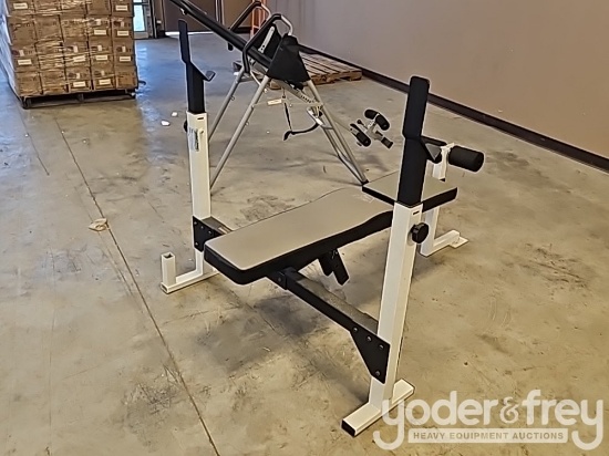 Selection of Sports Equipment, Bench Press, Profom Treadmill, Weider Pro XT75 Smith Machine, Gym Equ