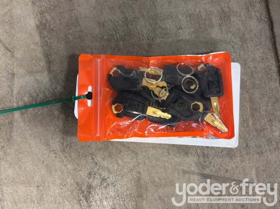 Unused CAT Ignition Keys (10 of)
