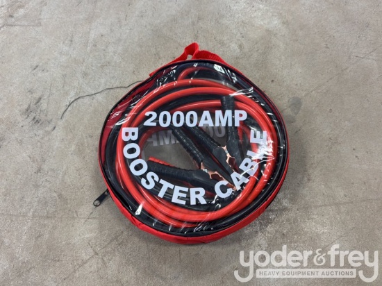 Unused 4 Metre 2000Amp Jump Cables