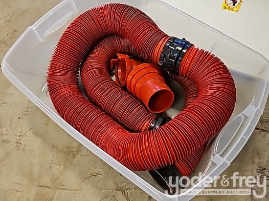 Selection of Miscellaneous items, Sewage Line to suit RV, Smart Tote Portable Dumptruck, Perter Cabl
