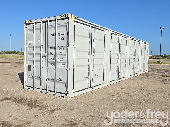 40' HC Multi Door Container, 4 Side Doors