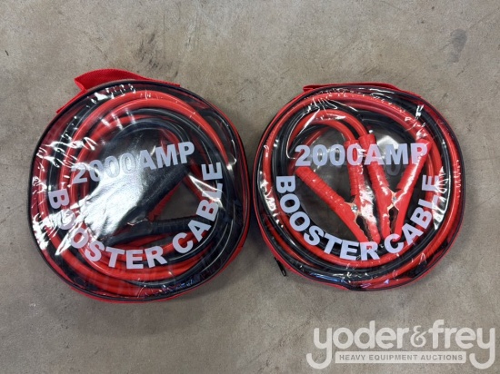 Unused 4 Metre 2000Amp Jump Cables (2 of)